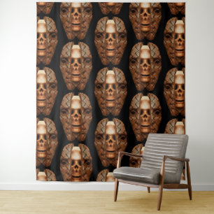 Skull Within: Unveiling Inner Complexity Tapestry