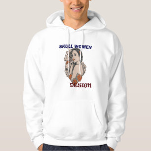 Skull women design t-shirt hoodie