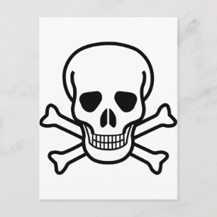 Skull x Crossbones Postcard