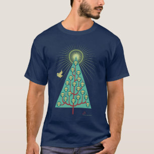 Skullbirds Holiday Tree T-Shirt