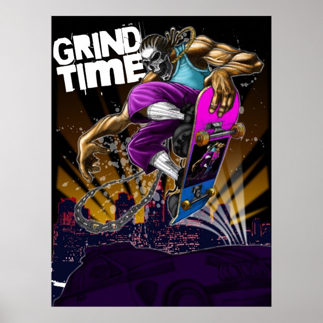 skullboarderjpg poster (Front)