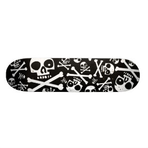 SkullDuggery Black Skateboard
