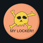 skulle locker magnet<br><div class="desc">My locker. Make sure they know</div>