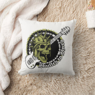 Skulled to Shred Cushion