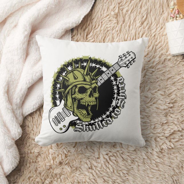 Skulled to Shred Cushion (Blanket)