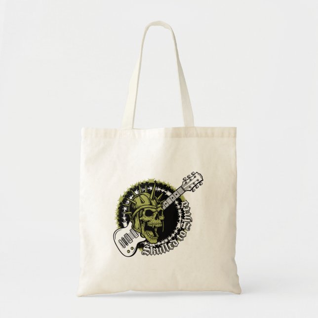 Skulled to Shred Tote Bag (Front)