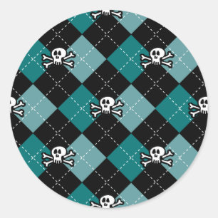 Skullgyle Classic Round Sticker