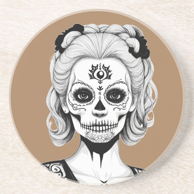 SKULLHEAD WOMAN COASTER (Front)