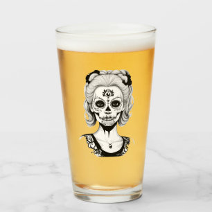 SKULLHEAD WOMAN  GLASS