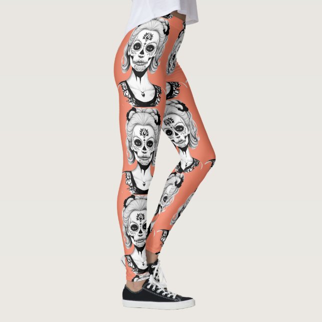 SKULLHEAD WOMAN  LEGGINGS (Right)