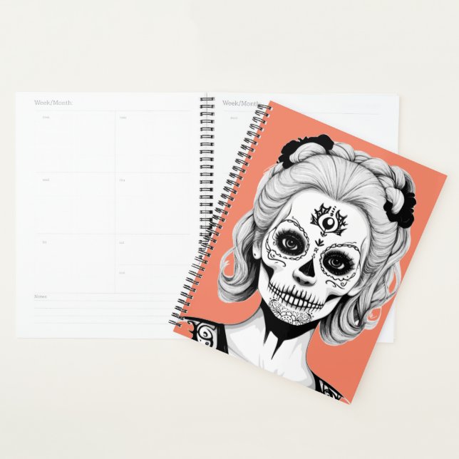 SKULLHEAD WOMAN  PLANNER (Display)