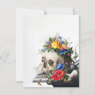 Skulll Flat card 