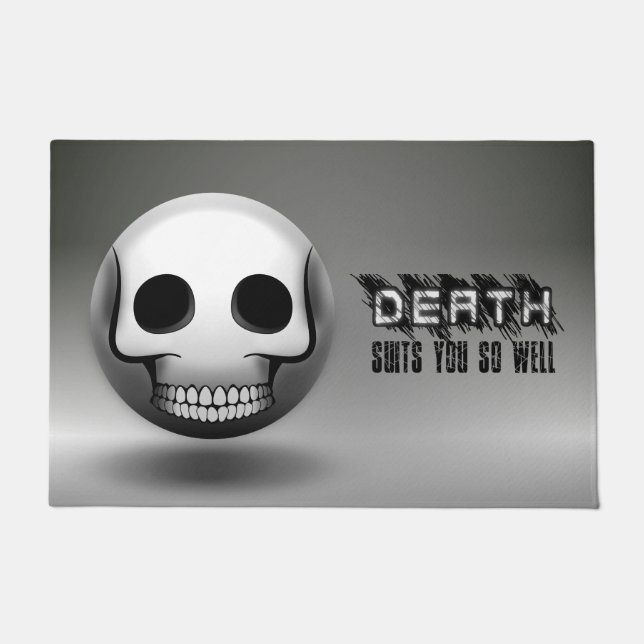 Skullmoji Pond Doormat (Front)