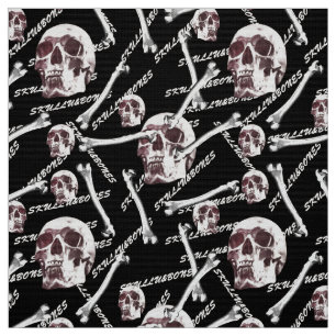 Skulls And Bones Fabric