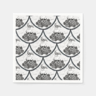 Skulls and Crows Napkins