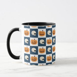 Skulls and Pumpkins Mug
