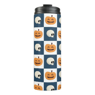 Skulls and Pumpkins Thermal Tumbler