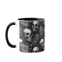 Skulls And Roses Black Halloween