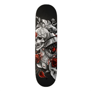 Skulls and Roses Skateboard
