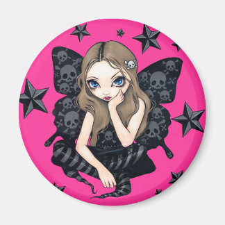 "Skulls and Stars" Magnet