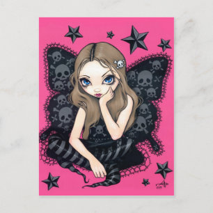 "Skulls and Stars" Postcard