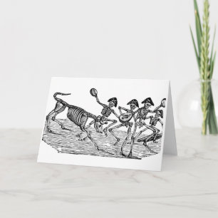 Skulls at the Running of the Bulls v. 1,800's Card