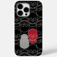 Skulls - Bat Black and Bone White