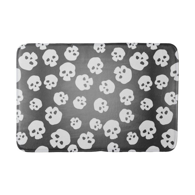 Skulls Bath Mat (Front)