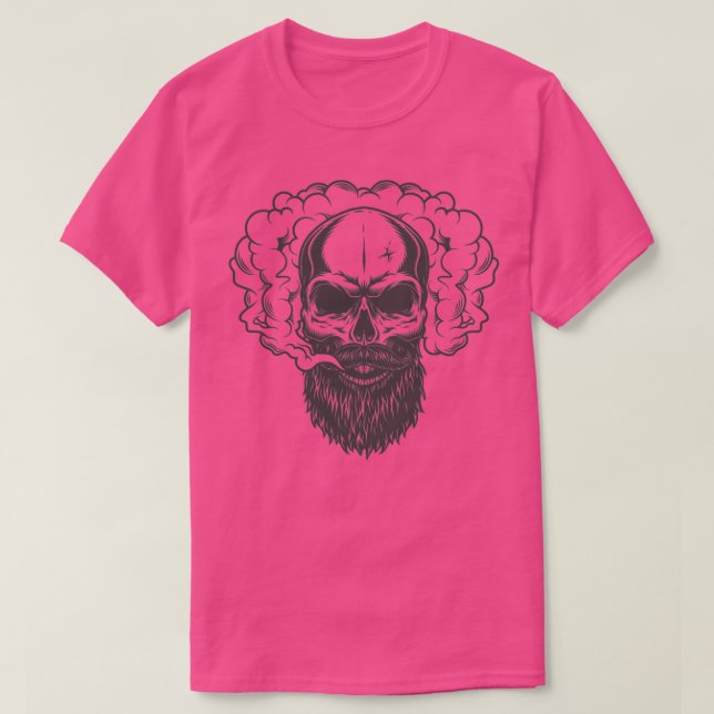 skulls beard 2 T-Shirt (Design Front)