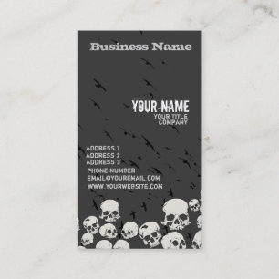 Skulls & Birds Business Card