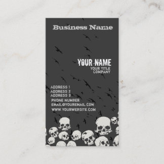 Skulls & Birds Business Card