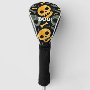 Skulls & Bones Custom Halloween Golf Club Cover