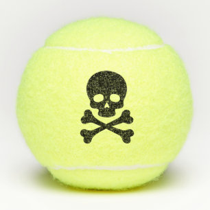 Skulls Bones Tennis Balls