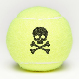 Skulls Bones Tennis Balls