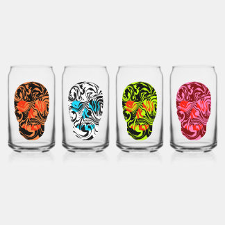 Skulls Can Glass