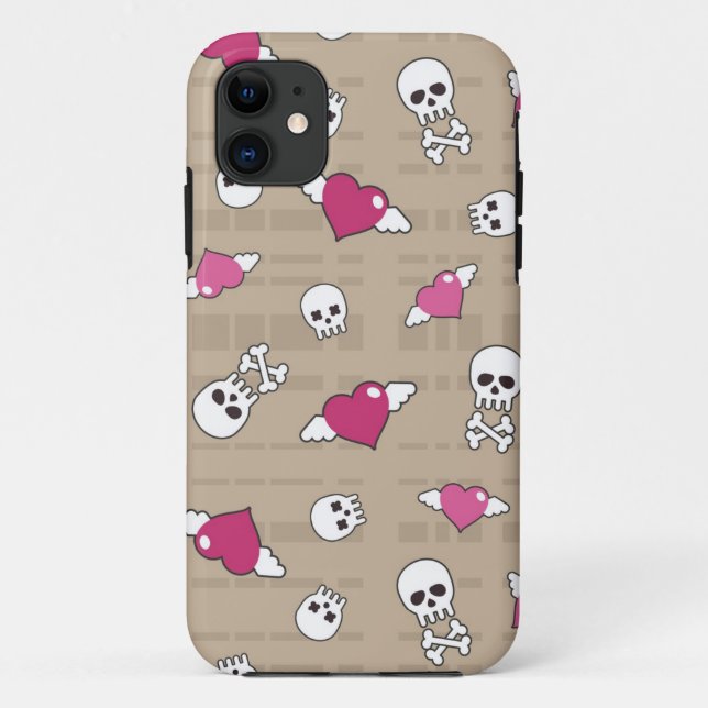 Skulls Case-Mate iPhone Case (Back)