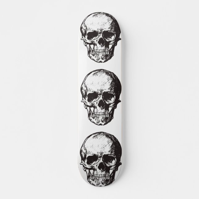 SKULLS COOL SKATEBOARDS (Front)