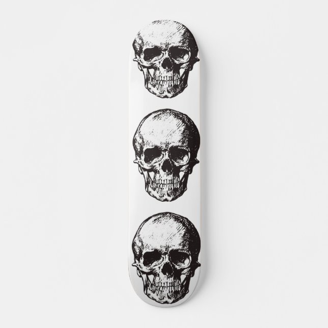 SKULLS COOL SKATEBOARDS (Front)