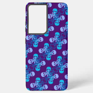 Skulls & Crossbones Pattern Samsung Galaxy Case