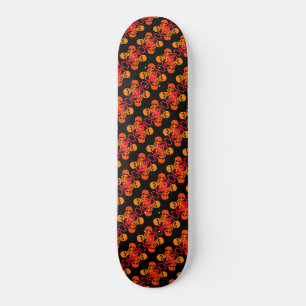Skulls & Crossbones Pattern Skateboard