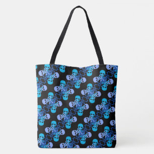 Skulls & Crossbones Pattern Tote Bag