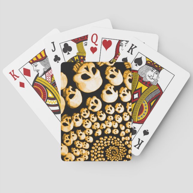 Skulls Cyclone Playing Cards (Back)