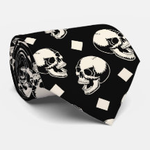 Skulls Diamond Pattern Halloween Celebration