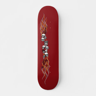 Skulls Flames R Skateboard