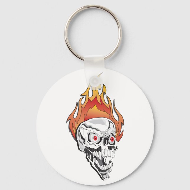 Skulls-for-Cafe-Press-1- Key Ring (Front)