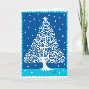 Skulls for Christmas Holiday Card