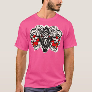 skulls goat devils tattoo T-Shirt