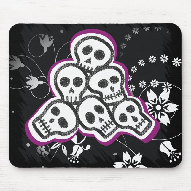 Skulls Halloween Mousepads (Front)