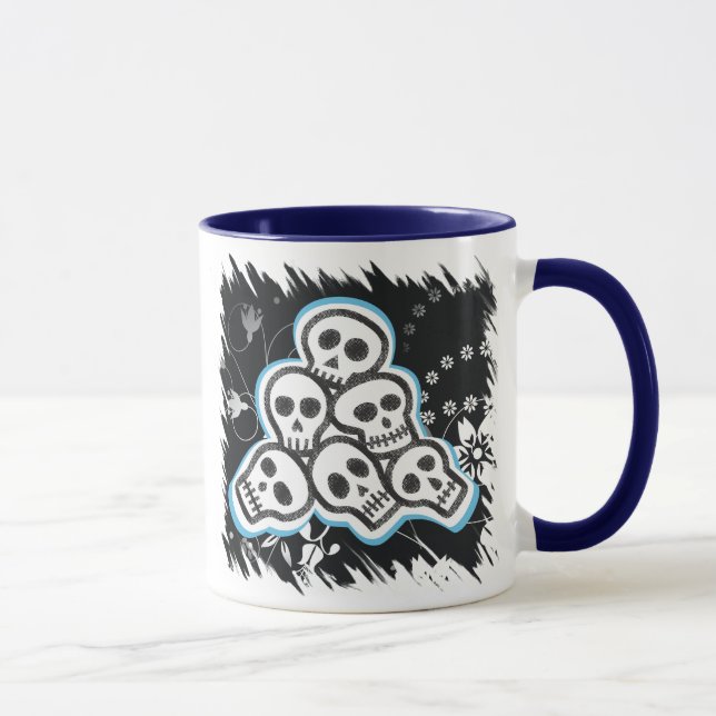Skulls Halloween Mugs (Right)