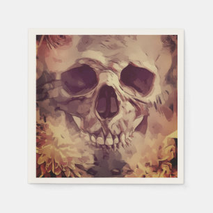 Skulls Halloween Napkin